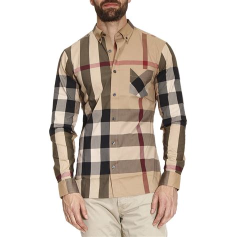 camicia classica burberry prezzo|camicia burberry uomo outlet.